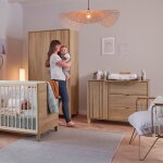 Commode 1 porte 3 tiroirs avec plan � langer calypso