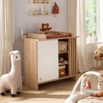 Commode 1 porte tokyo blanc