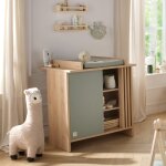 Commode 1 porte tokyo sauge