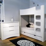Commode 3 tiroirs fusion blanche