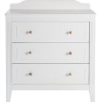 Commode 3 tiroirs opra blanche