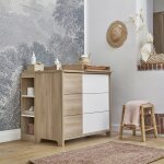 Commode 3 tiroirs sacha ch�ne du bocage