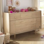 Commode buffet 5 tiroirs et 2 portes my love