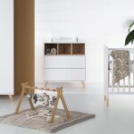 Commode � langer 2 tiroirs loft white