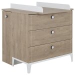 Commode � langer 3 tiroirs en ch�ne blond marcel