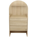 Commode � langer �volutive en bureau arche ch�ne stri�
