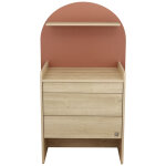 Commode � langer �volutive en bureau arche terracotta