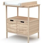 Commode  langer en bois de htre brut essentiel
