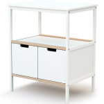 Commode � langer en bois de h�tre essentiel plus blanc