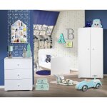 Commode � langer new basic boutons boule blancs