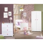 Commode � langer new basic boutons coeur rose
