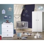 Commode � langer new basic boutons �toile gris
