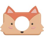 Coque en silicone pour appareil photo zoo friends fox Coque en silicone pour appareil photo zoo friends fox