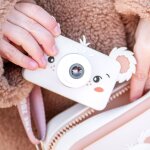 Coque en silicone pour appareil photo zoo friends koala