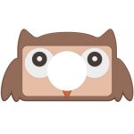 Coque en silicone pour appareil photo zoo friends owl