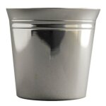 Coquetier évasé filets personnalisable (métal argenté) Coquetier évasé filets personnalisable (métal argenté)