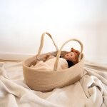 Couffin en corde pour poup�e