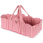 Couffin pour poup�e carreaux bubblegum