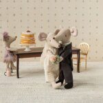Couple de mari�s dans son joli coffret maman et papa