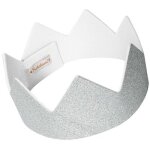 Couronne  paillettes argent