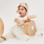 Couronne � paillettes dor�e
