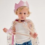 Couronne � paillettes rose