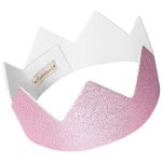 Couronne  paillettes rose