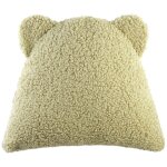 Coussin ours matcha molletonn�