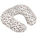 Coussin d'allaitement softy leopard cream
