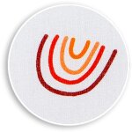 Coussin d'assise pour chaise haute basic rainbow