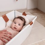 Coussin de bain arcs - en - ciel