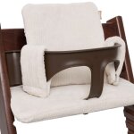 Assise pour chaise haute stokke cloudy rib oatmeal