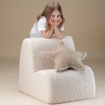 Coussin �toile biscuit molletonn�