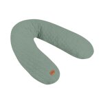 Coussin de grossesse big flopsy fleur de coton vert sauge