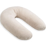 Coussin d'allaitement cozy warm linen (140 x 45 cm)