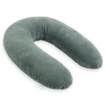 Coussin d'allaitement sense vert d'eau (140 x 45 cm)
