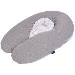 Coussin de grossesse multirelax 3 en 1 jersey gris chin� lapins
