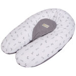 Coussin de grossesse multirelax en coton lapins