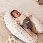 Coussin de grossesse multirelax en coton lapins