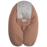 Coussin de grossesse multirelax ponge microfibre noisette