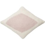 Coussin losange candy vanilla rose (30 x 40 cm)