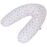 Coussin de maternit� jersey �cru h�rissons