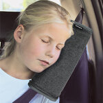 Coussin de protection pour ceinture de s�curit� dark grey