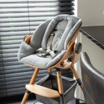 Coussin r�ducteur naissance pour chaise haute evolu newborn gris