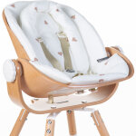 Coussin r�ducteur naissance pour chaise haute evolu newborn jersey coeurs dor�s
