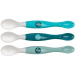 Lot de 3 cuill�res � double embout ourson