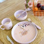 Couverts inox tiny team chat (3 pi�ces)