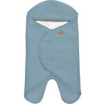 Couverture babynomade double polaire bleu baltique et blanc (0 - 6 mois) Couverture babynomade double polaire bleu baltique et blanc (0 - 6 mois)