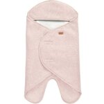Couverture babynomade double polaire rose poudré et blanc (0 - 6 mois) Couverture babynomade double polaire rose poudré et blanc (0 - 6 mois)