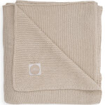 Couverture b�b� en coton basic knit nougat (75 x 100 cm)